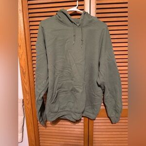 Gildan Olive Green Hoodie